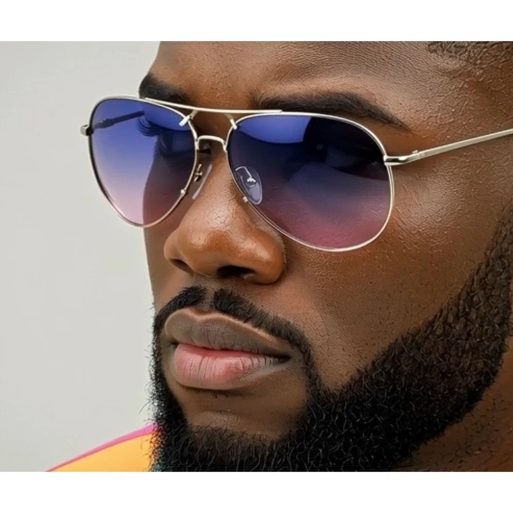 Mens Aviator Sunglasses Fashion Designer Retro Vintage Pilot Stylish Lentes 2026
